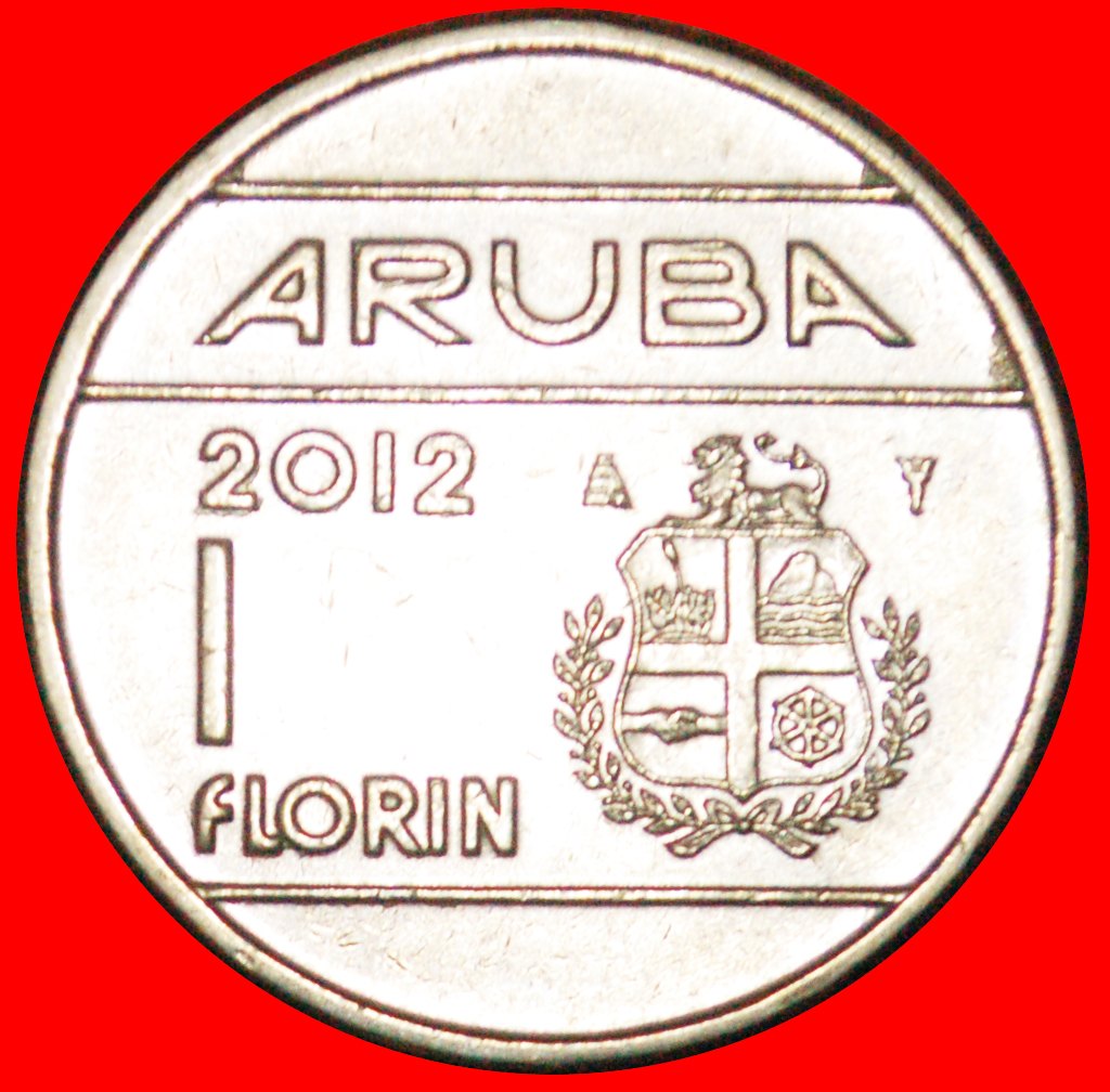 · NIEDERLANDE (1986-2013): ARUBA ★ 1 FLORIN 2012! OHNE VORBEHALT!   