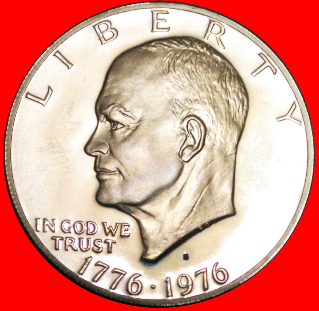  · MOND-DOLLAR (1971-1999): USA ★ 1 DOLLAR 1776-1976S PP! Eisenhower (1890-1969) OHNE VORBEHALT!   