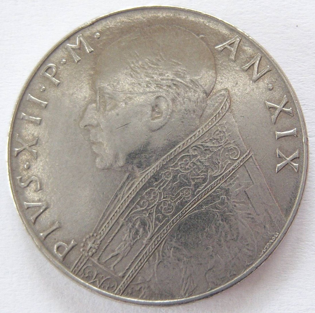  Vatikan 100 Lire 1957   