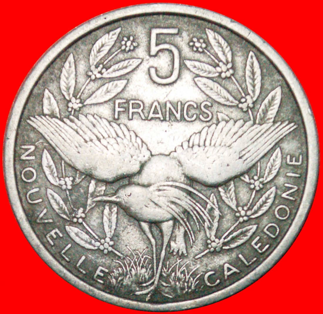  · FRANKREICH* NEUKALEDONIEN ★ 5 FRANCS 1952! OHNE VORBEHALT!   