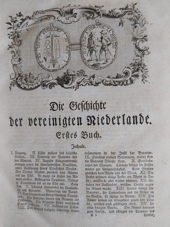  Allgemeine Welthistorie von 1770. Die Geschichte der vereinigten Niederlande; Orig. 1770, Landkarten   