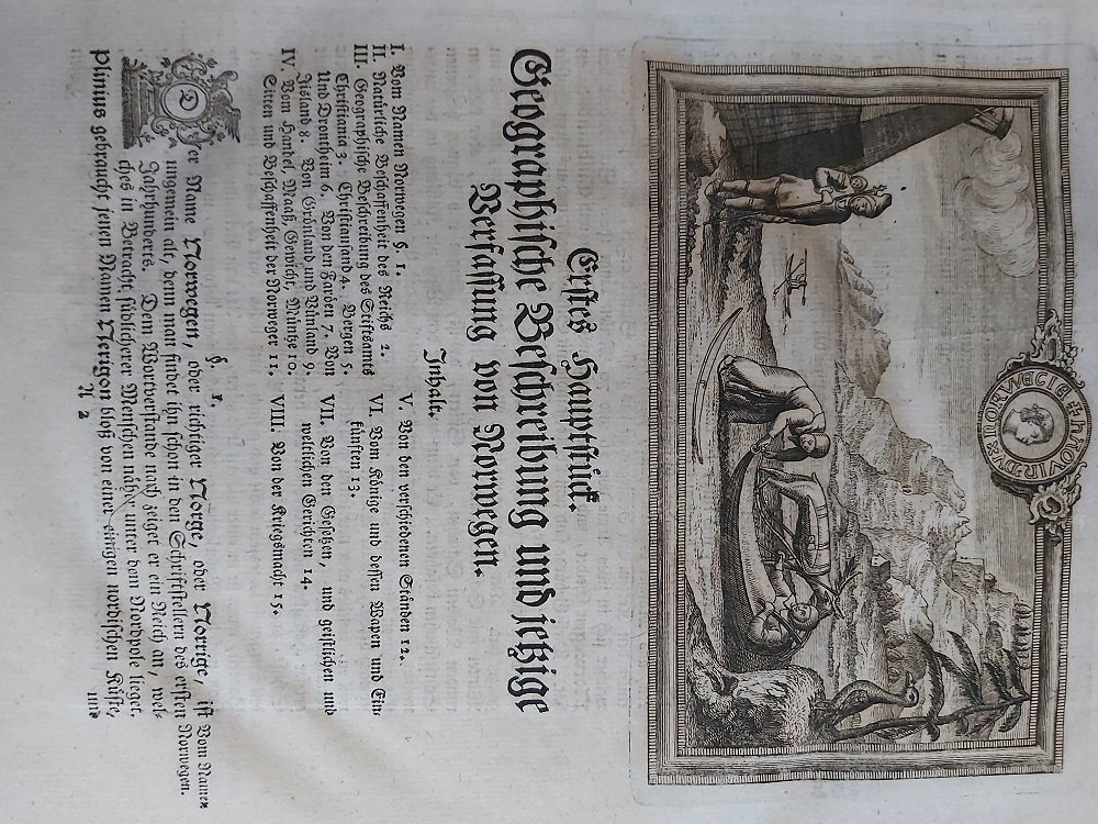  Allgemeine Welthistorie von 1768. Geschichte des Königreichs Norwegen; Orig.Ausgabe 1768   