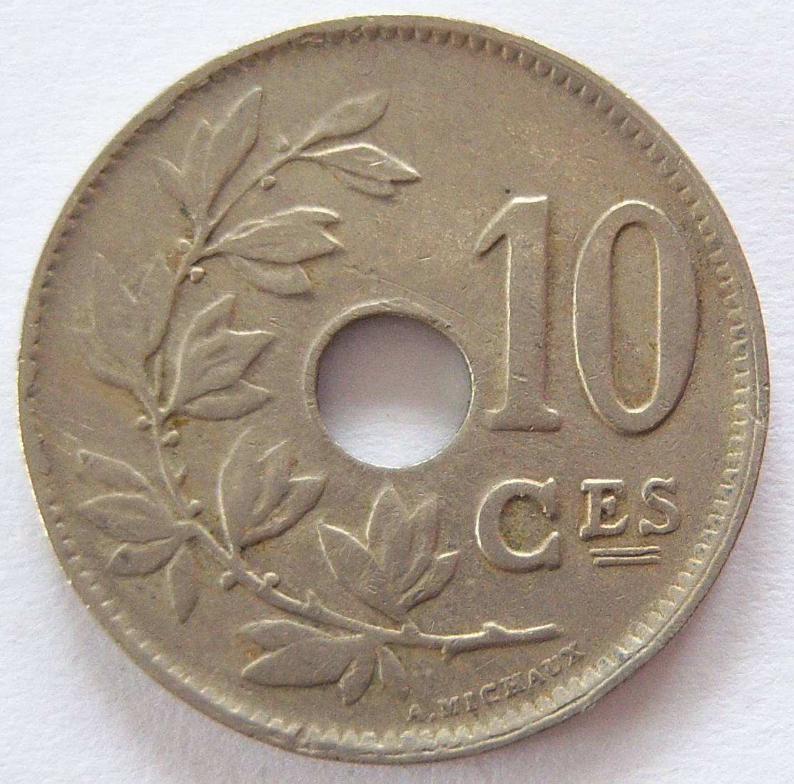  Belgien 10 Centimes 1923 BELGIQUE   