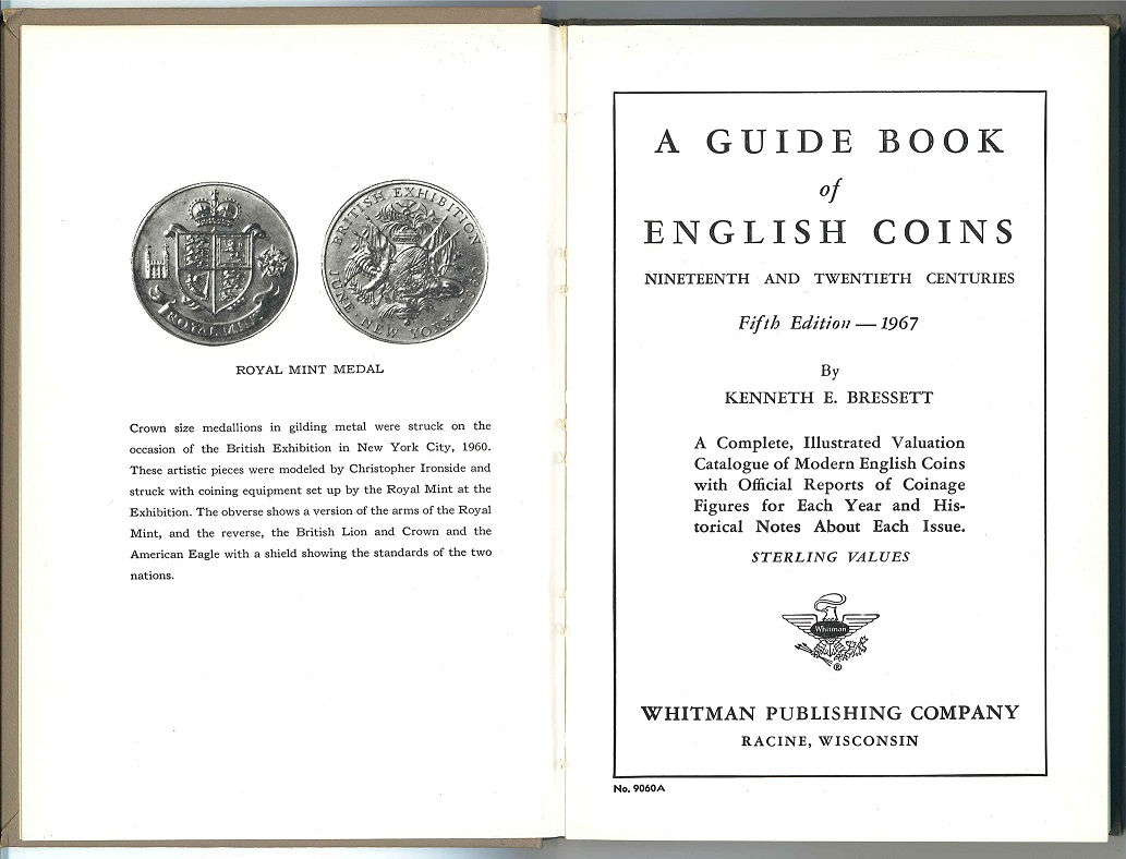  A Guide Book of English Coins; von K.E.Bressett 1966   