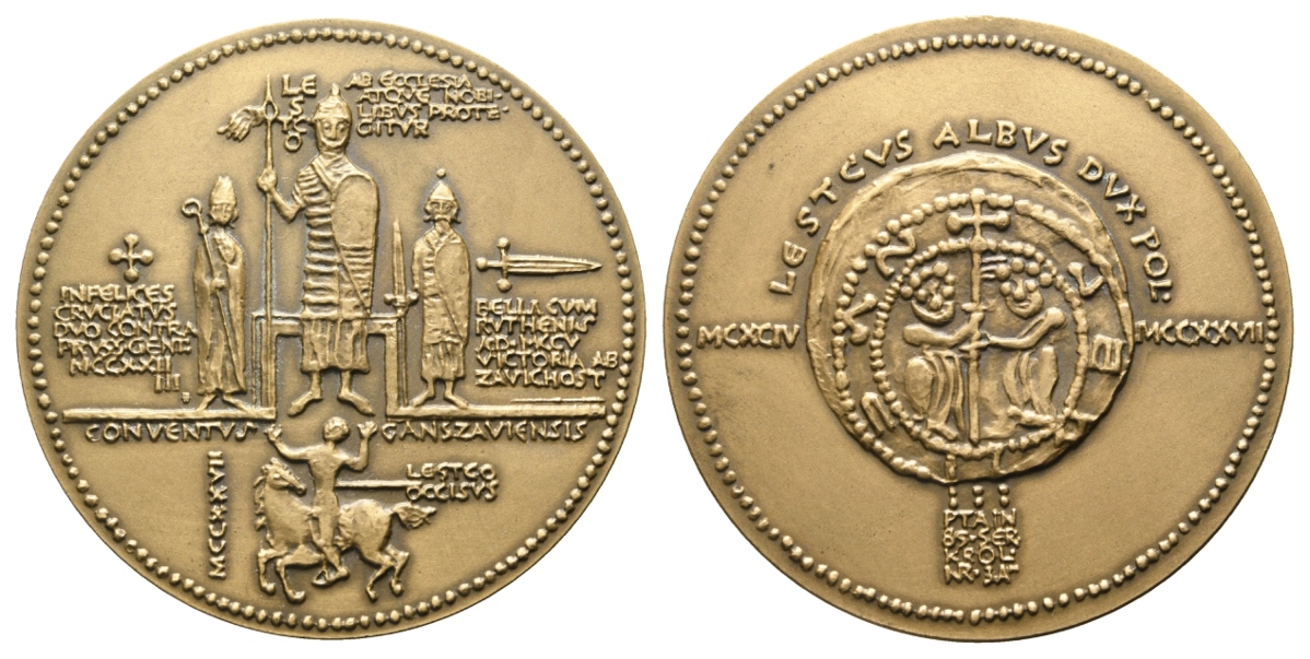  Polen; Bronzemedaille o.J., Moderne Prägung; 124,04 g, Ø 69,4 mm   