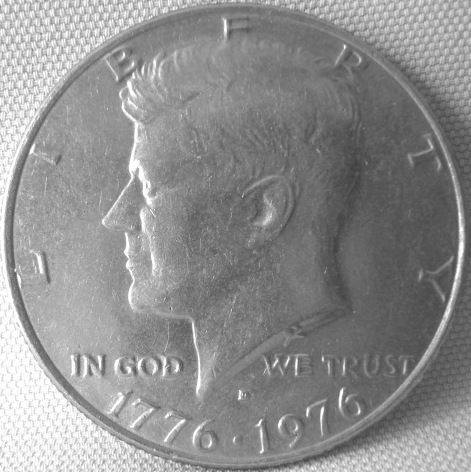  USA 1/2 Dollar 1976 D   