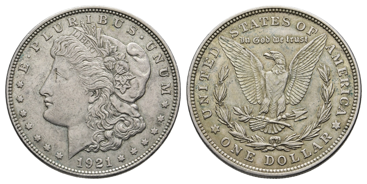  USA; one Dollar 1921   