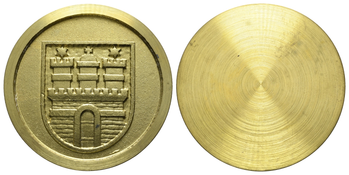  Medaille o.J.; Messing, 167,99 g, Ø 64,0 mm   