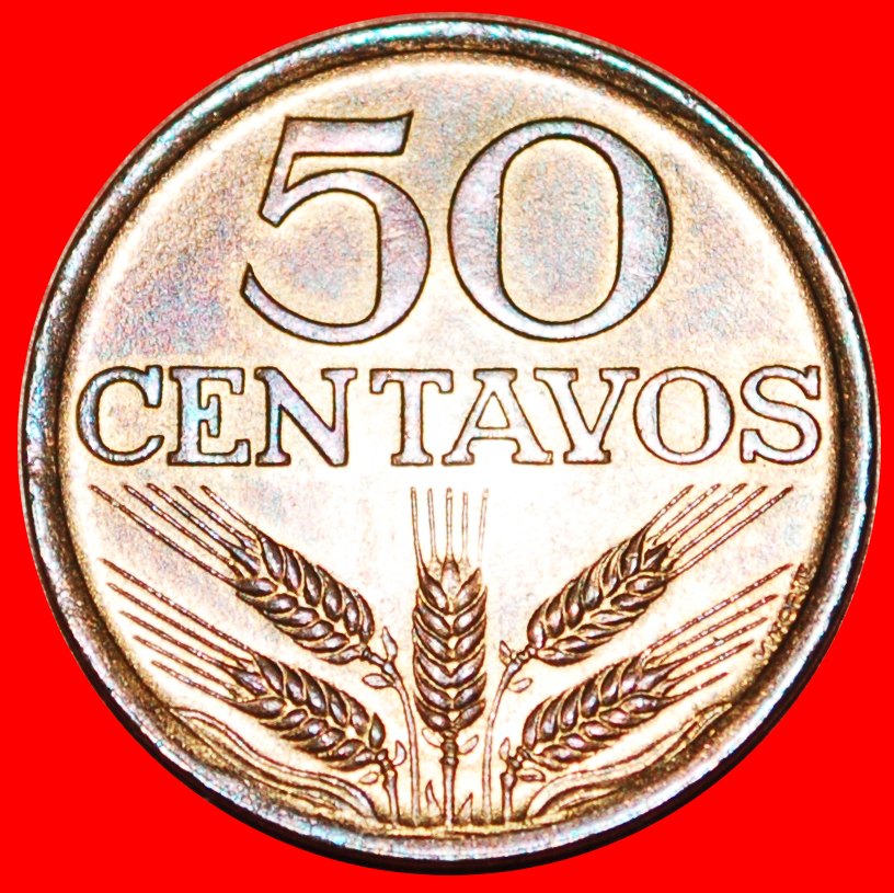  · WEIZEN (1969-1979): PORTUGAL ★ 50 CENTAVOS 1979 uSTG STEMPELGLANZ! OHNE VORBEHALT!   