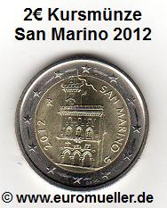 San Marino ...2 Euro Kursmünze...2012...unc.   