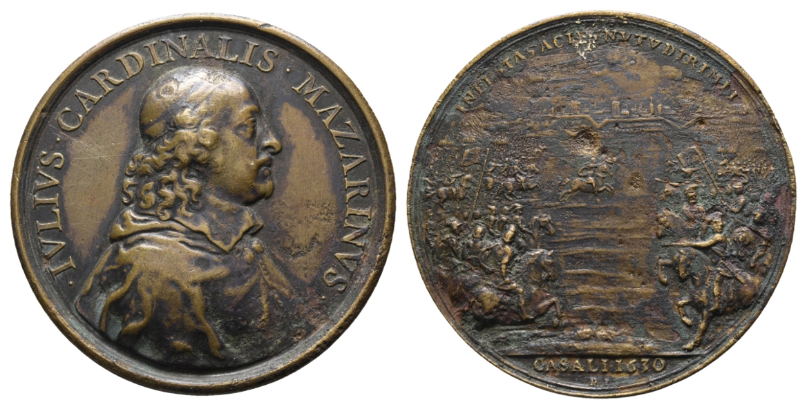  Casali 1630, Medaille; Prägung 18 Jhrhdt. Bronze, 71,76 g, Ø 53,7 mm   
