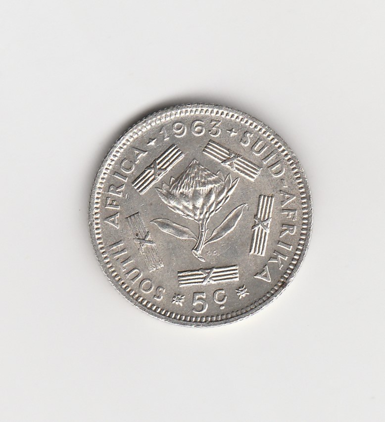  5 Cent Süd- Afrika 1963 (M117)   