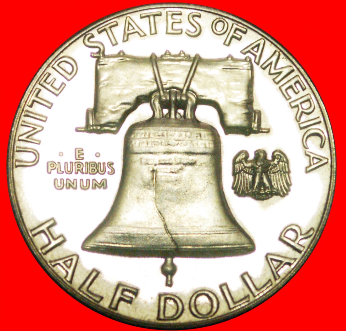  · PROOF LIBERTY BELL: USA ★ 1/2 DOLLAR 1963 FRANKLIN (1706–1790)! LOW START ★ NO RESERVE!   