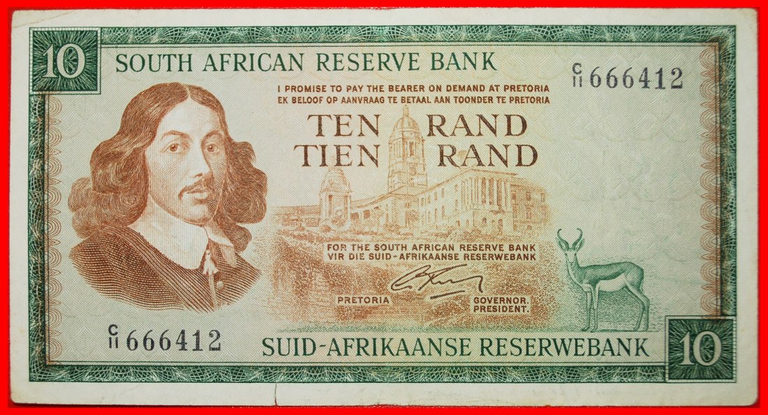  • SECOND EMISSION (1966-1976): SOUTH AFRICA ★ 10 RAND SHIPS (1966)! LOW START ★ NO RESERVE!   