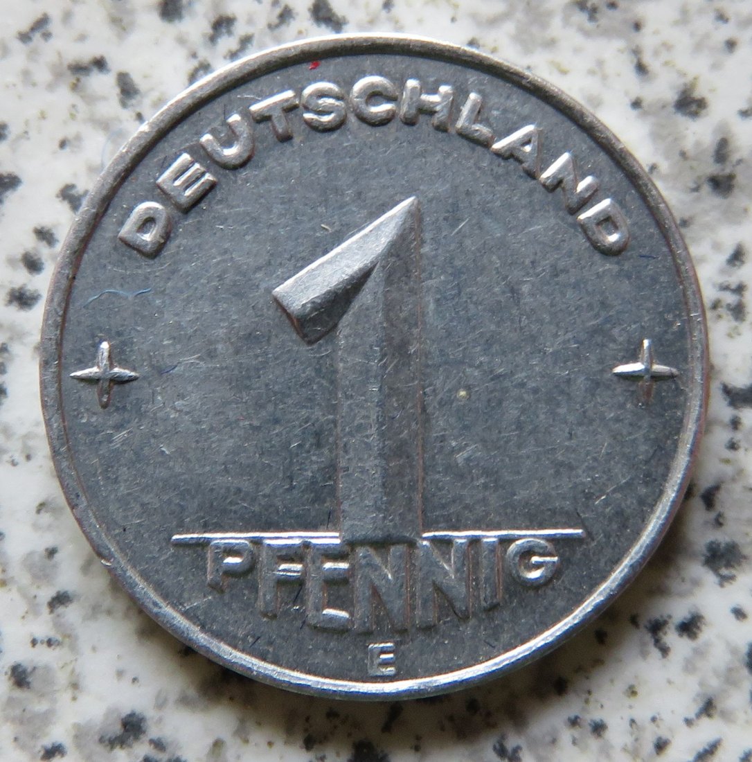  DDR 1 Pfennig 1952 E, besser   