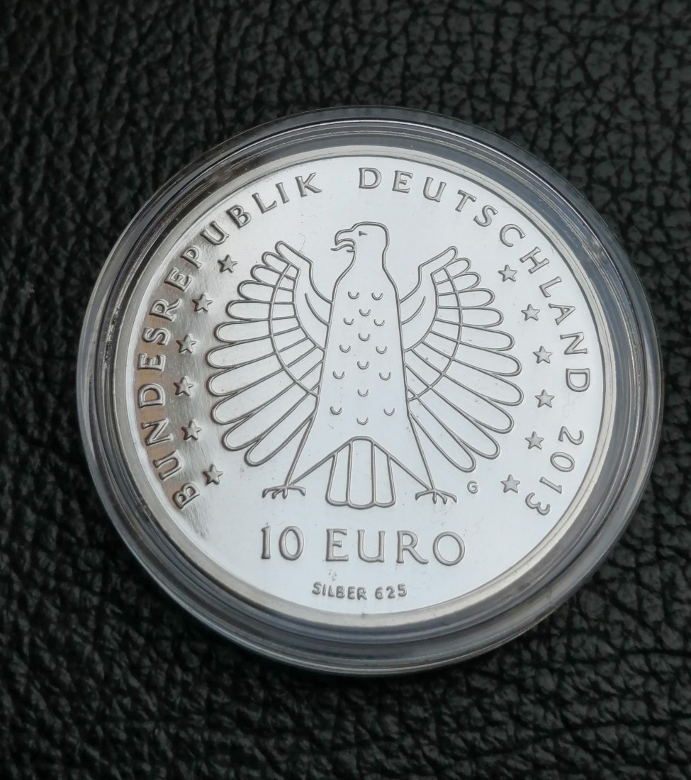  10 Euro Münze 2013 Heinrich Hertz / polierte Platt PP   