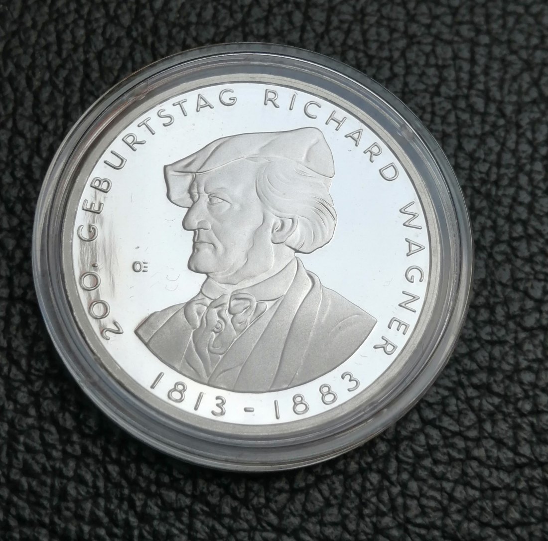  10 Euro Münze 2013 200. Geburtstag Richard Wagner Polierte Platte/proof gekapselt   