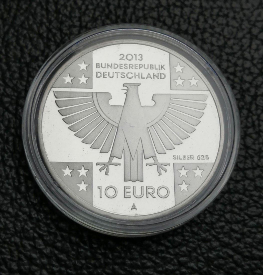  10 Euro Münze 2013 150 Jahre Rotes Kreuz polierte Platte / PP   
