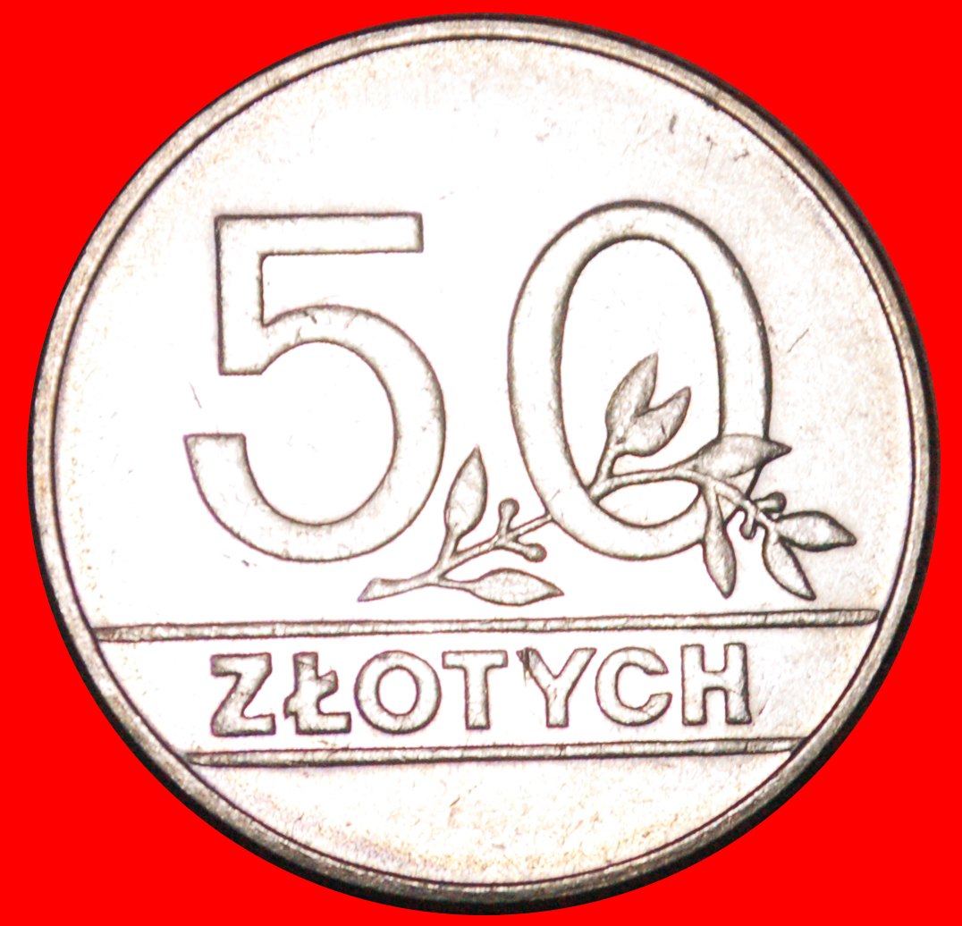  * PRIVATE ISSUE: POLAND ★ 50 ZLOTY 1990 MINT LUSTER! LOW START★NO RESERVE!   