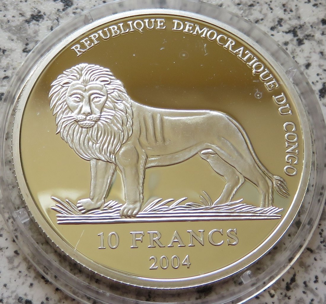  Kongo 10 Francs 2004   