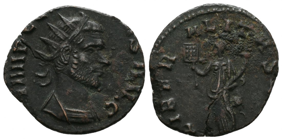 PEUS 5103 Claudius Gothicus 268-270 Rom. Büste / Büste / Liberalitas mit Tessera und Füllhorn. Antoninian  Sehr schön