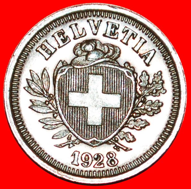  • HAT ON THE SHIELD (1850-1941): SWITZERLAND ★ 1 RAPPEN 1928B! LOW START! ★ NO RESERVE!   