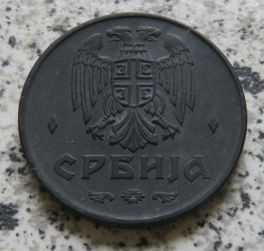  Serbien 2 Dinara 1942   