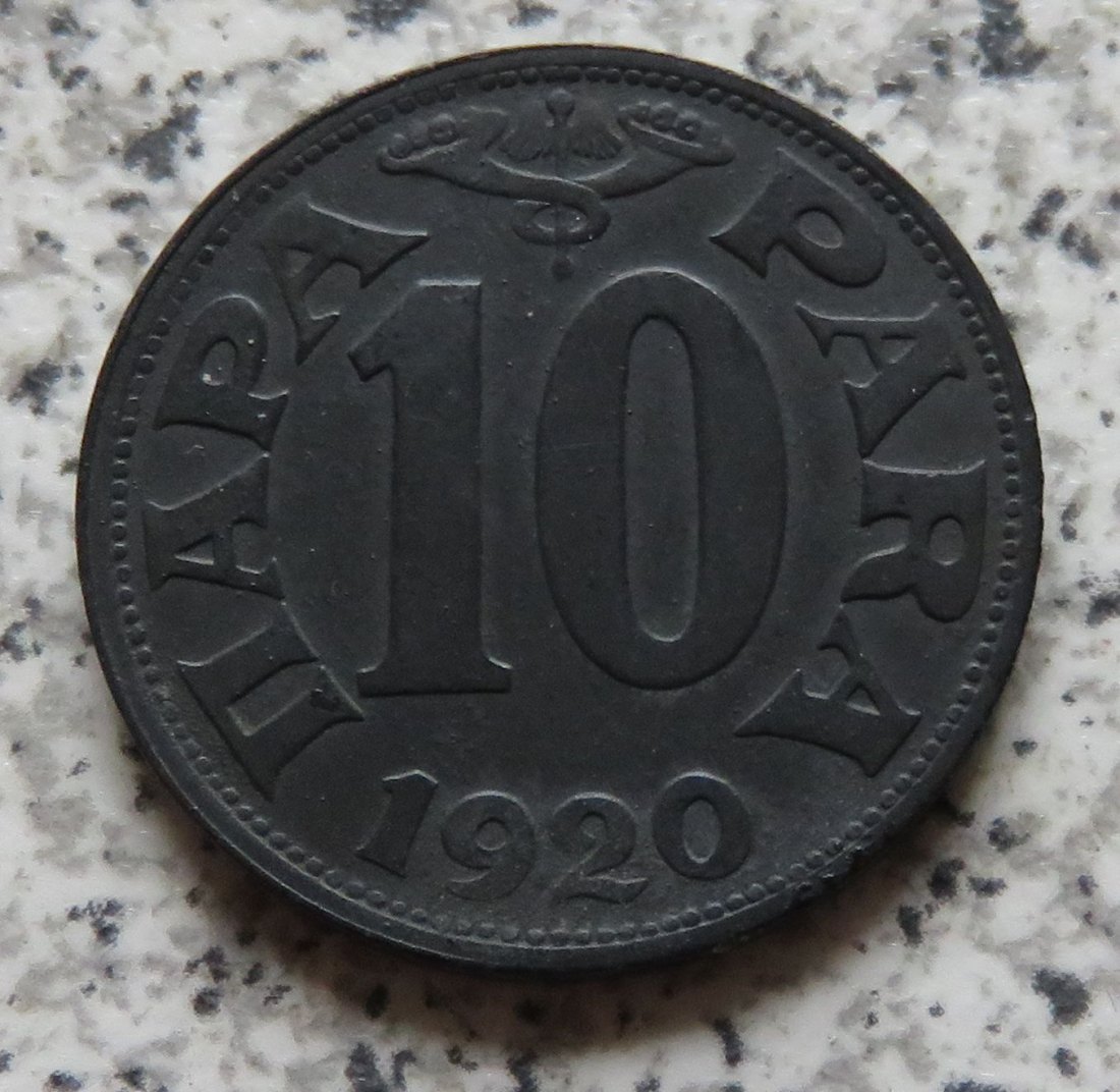  Jugoslawien 10 Para 1920   