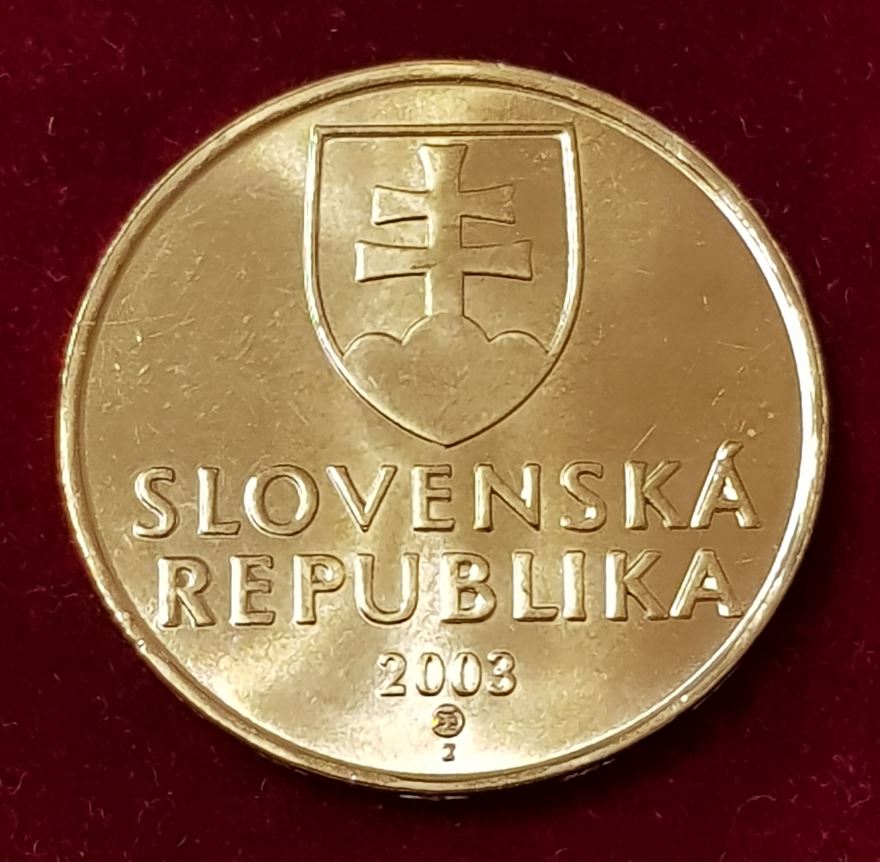  14325(4) 10 Kronen (Slowakei / Bronzekreuz) 2003/Z in unc- ........................ von Berlin_coins   