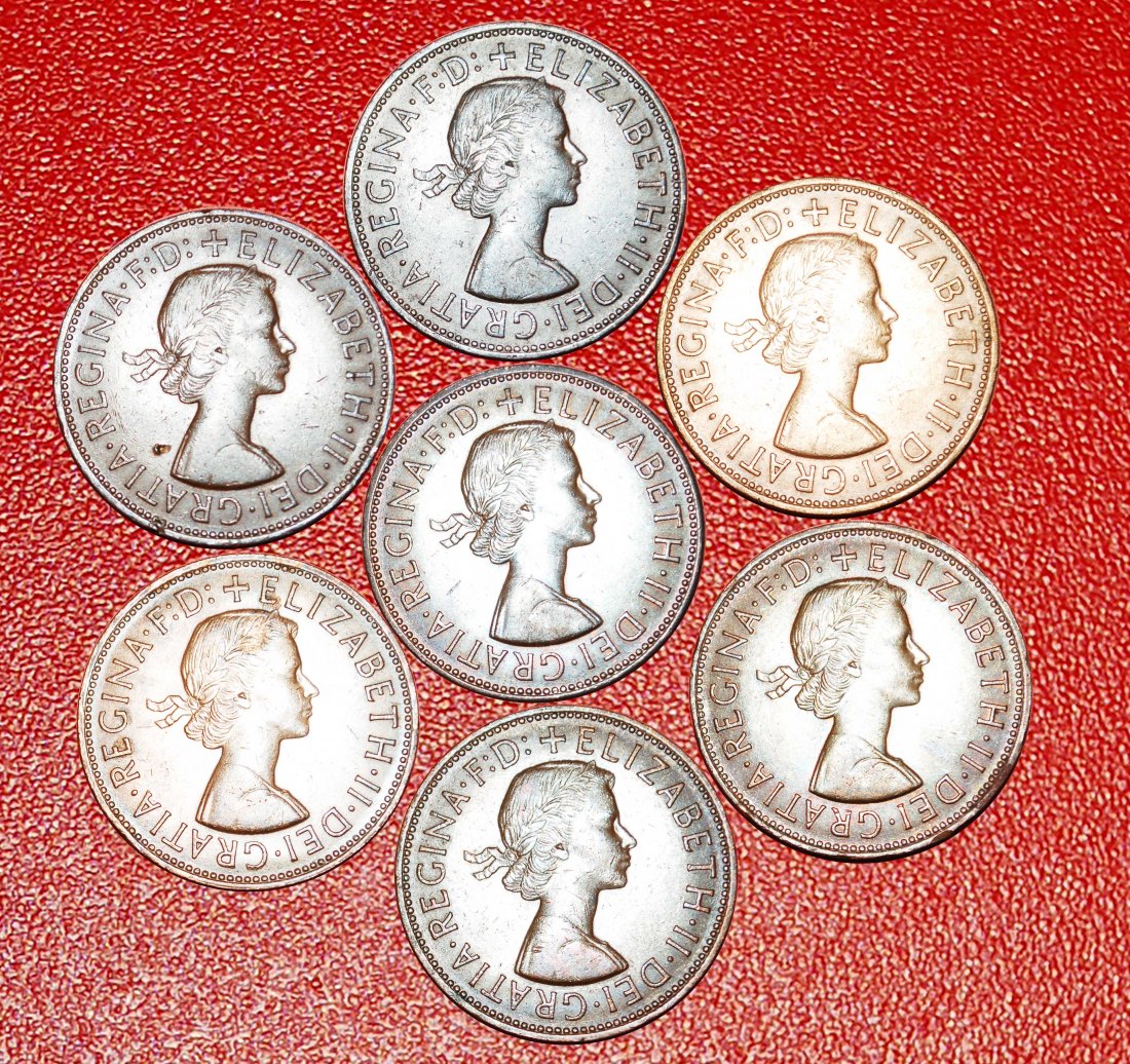  • MISTRESS OF SEAS: UNITED KINGDOM ★ COMPLETE SET OF PENNY 1961-1967! LOW START ★ NO RESERVE!   