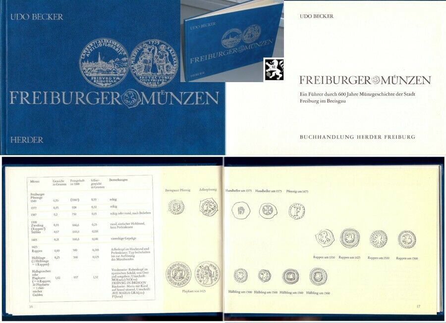  Becker - Freiburger Münzen - 600 Jahre Münzgeschichte Freiburg im Breisgau   