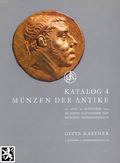  Kastner (München) Auktion 04 (1973) Griechische Münzen - Frühe Elektronmünzen aus Ionien u. Umgebung   