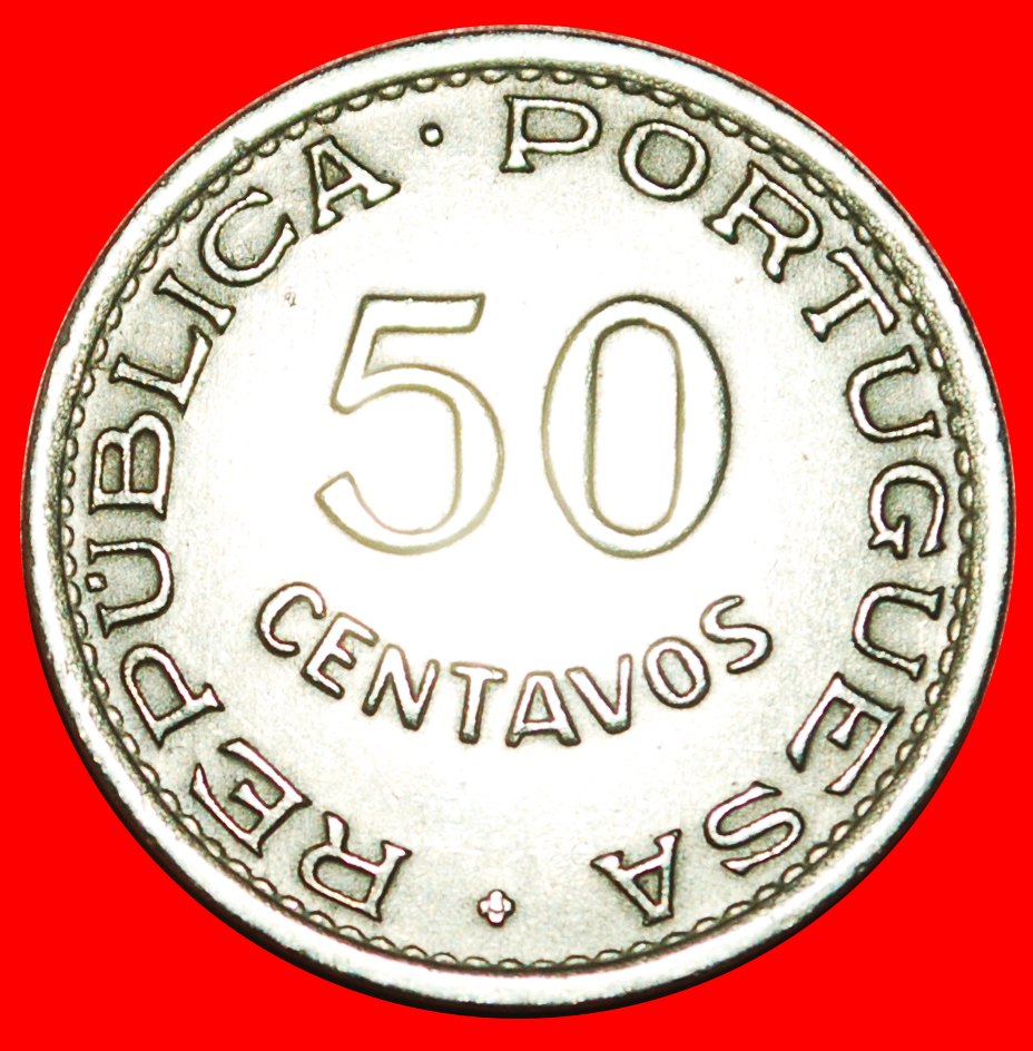  • ELEFANT (1948-1950) PORTUGAL: ANGOLA ★ 50 CENTAVOS 1948! OHNE VORBEHALT!   