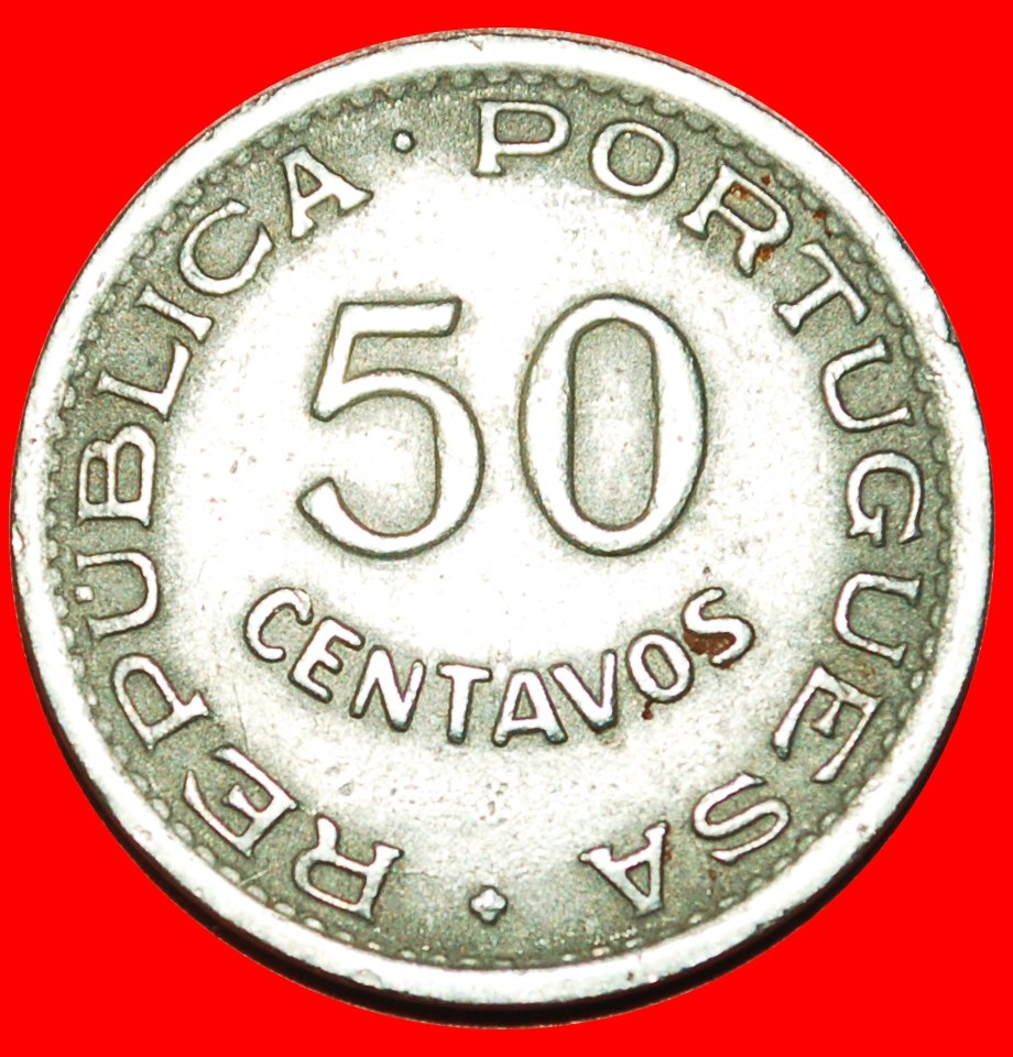  • ELEFANT (1948-1950) PORTUGAL: ANGOLA ★ 50 CENTAVOS 1950! OHNE VORBEHALT!   