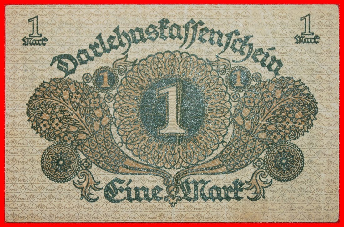  • DARLEHNSKASSENSCHEIN: GERMANY ★ 1 MARK 1920 CRISP! LOW START ★ NO RESERVE!   