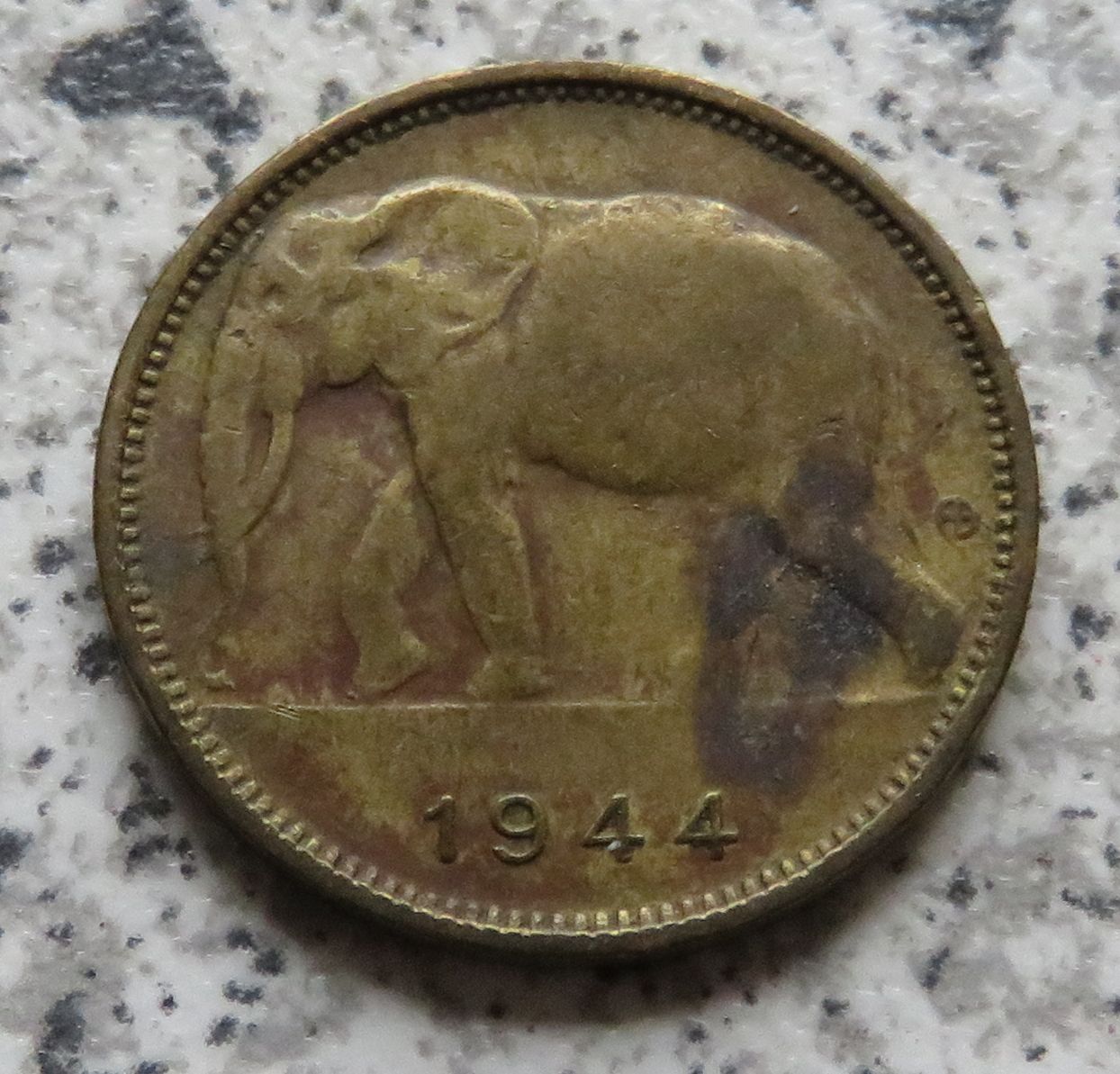  Belgisch Congo 1 Franc 1944   