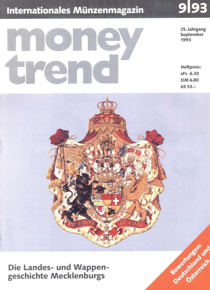  Money Trend 9/1993 - ua. Die Nordhäuser Münzprägung 1685   