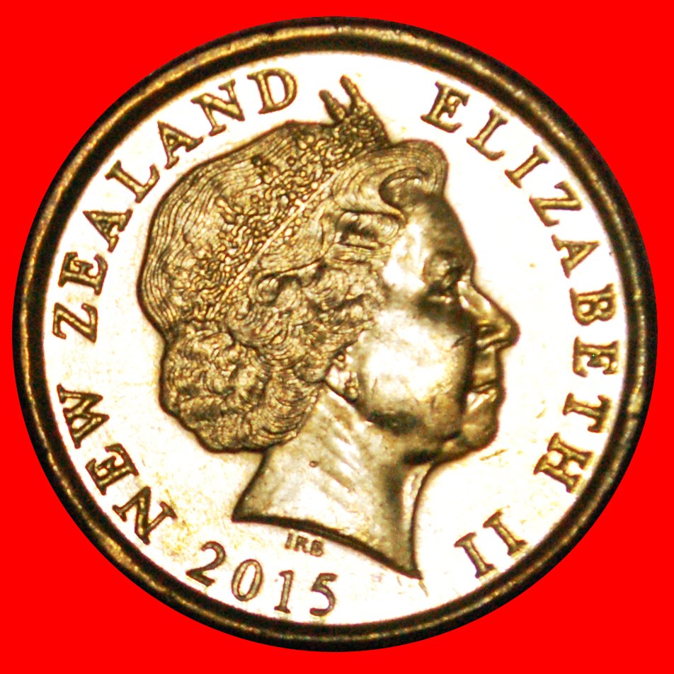  * KIWI BIRD (1999-2021): NEW ZEALAND 1 DOLLAR 2015 UNC MINT LUSTRE! ★LOW START! ★ NO RESERVE!   