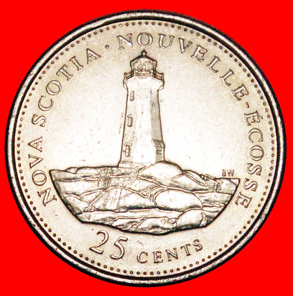  * LIGHTHOUSE: CANADA ★ 25 CENTS 1867-1992 MINT LUSTRE! ★LOW START ★NO RESERVE   