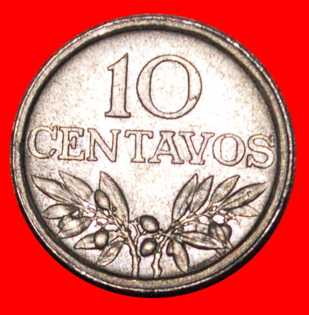  * OLIVES (1969-1979): PORTUGAL ★ 10 CENTAVOS 1979 MINT LUSTER!   