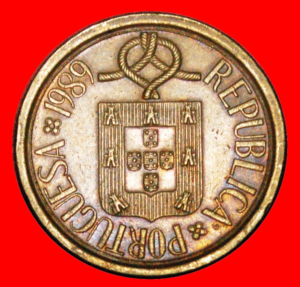  * WINDOW (1986-2001): PORTUGAL ★ 10 ESCUDOS 1989 DISCOVERY COIN! LOW START ★ NO RESERVE!   