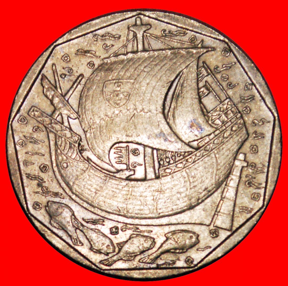  * SHIP and FISHES (1986-2001): PORTUGAL ★ 50 ESCUDOS 1991 DISCOVERY COIN! LOW START ★ NO RESERVE!   