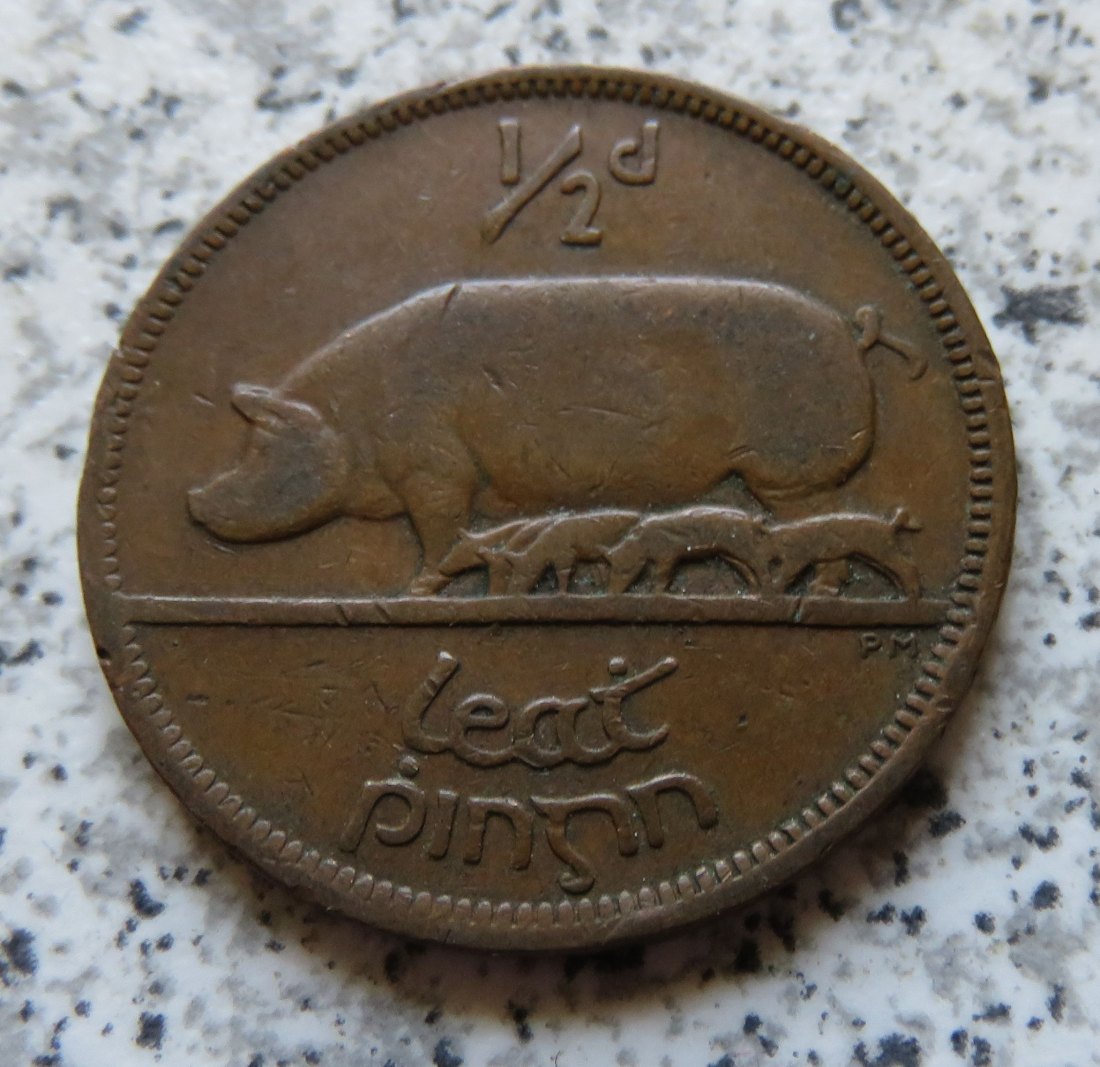  Irland half Penny 1942   