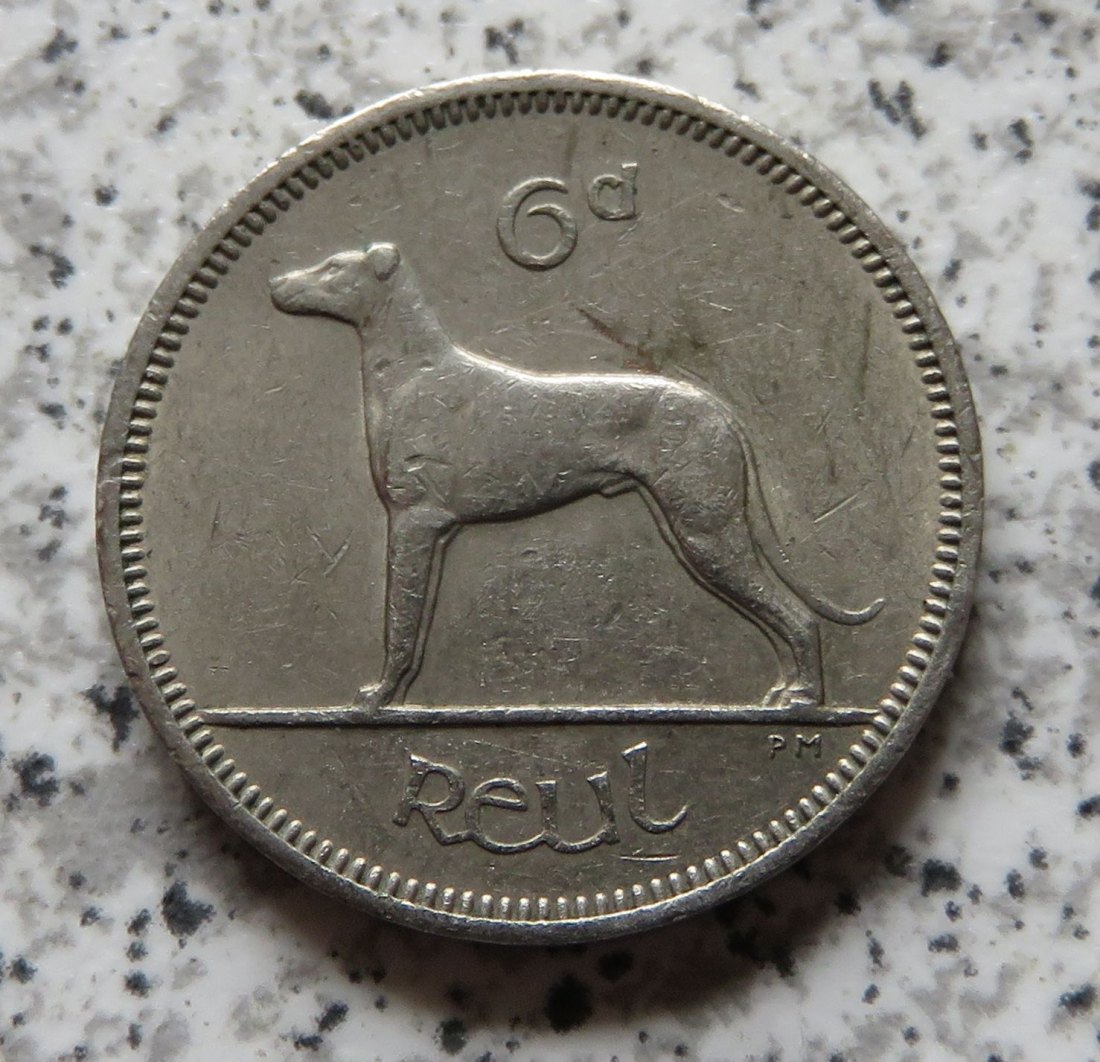  Irland 6 Pence 1962   