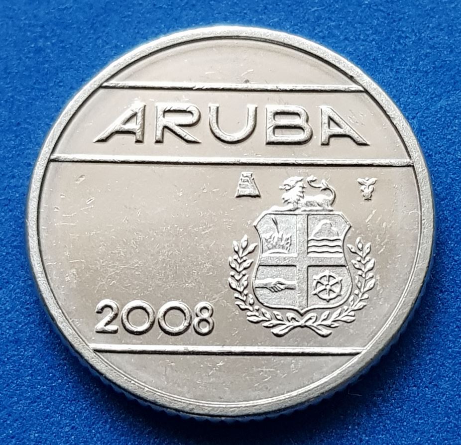  11864(2) 10 Cents (Aruba / Karibik) 2008 in vz-unc ................................ von Berlin_coins   