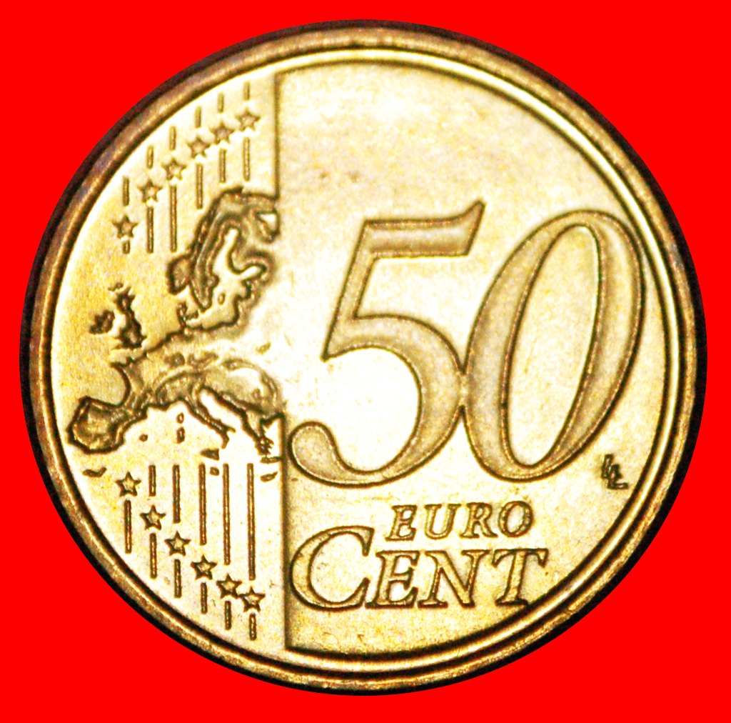  * FINNLAND: ZYPERN ★ 50 CENT 2009 NORDISCHES GOLD (2008-2021)! uSTG STEMPELGLANZ! OHNE VORBEHALT!   