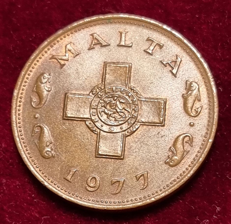  11081(3) 1 Cent (Malta / Georgskreuz) 1977 in vz ................................. von Berlin_coins   