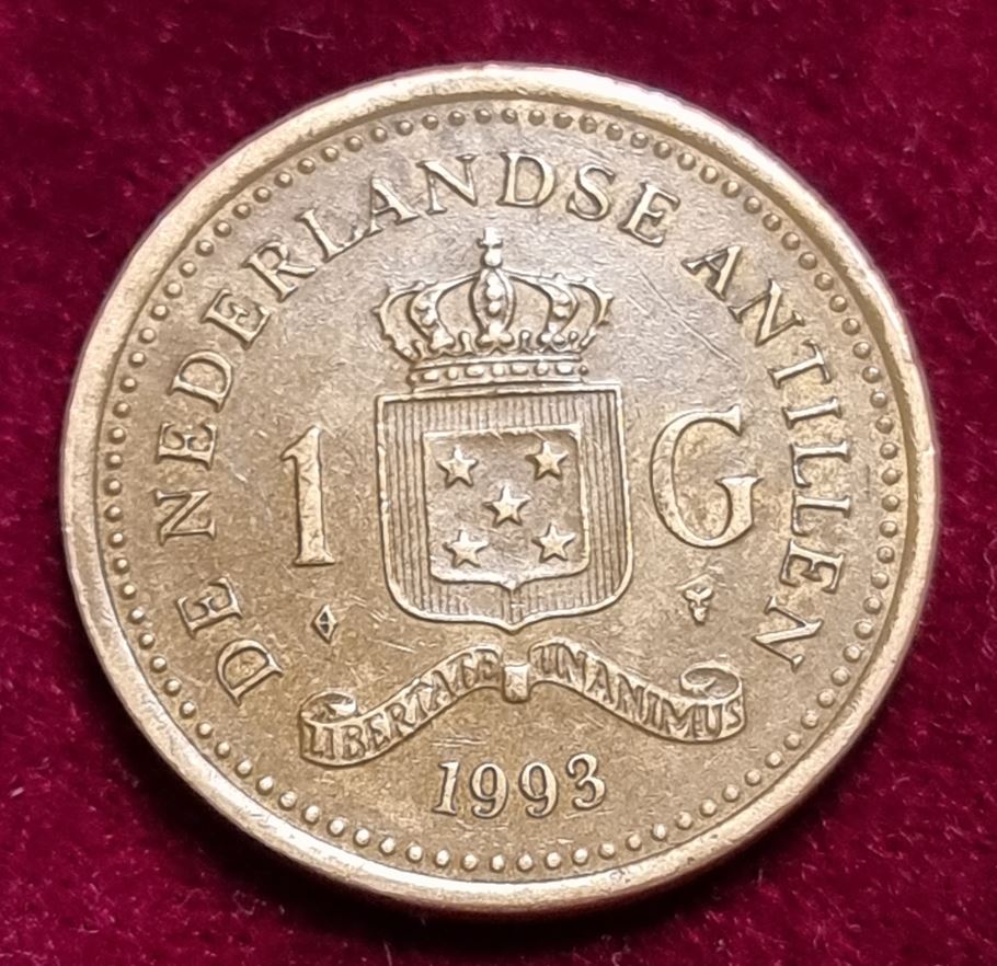  11341(3) 1 Gulden (Niederländische Antillen) 1993 in ss-vz ........................ von Berlin_coins   