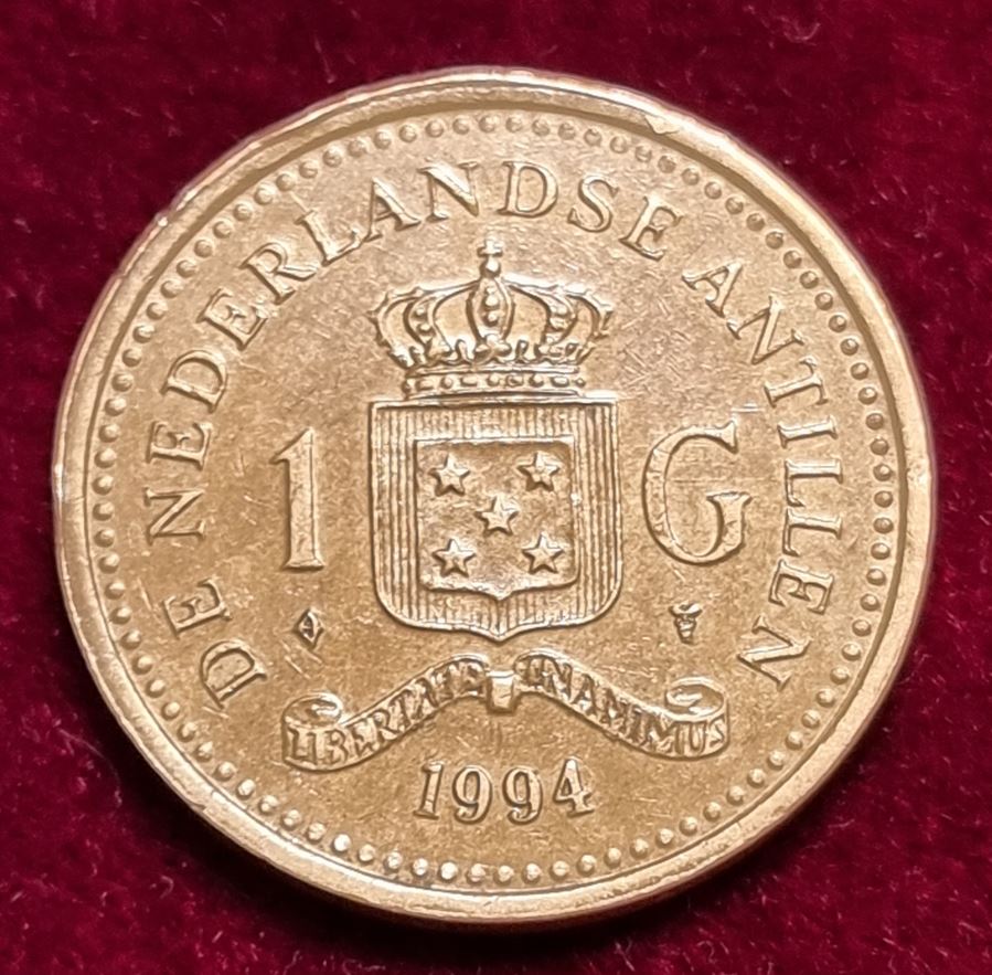  3743(8) 1 Gulden (Niederländische Antillen) 1994 in vz ............................ von Berlin_coins   