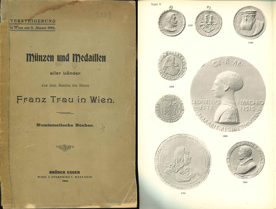  Br. Egger; Münzen und Medaillen aller Länder; Auktionskatalog; Wien 11. Januar 1904   